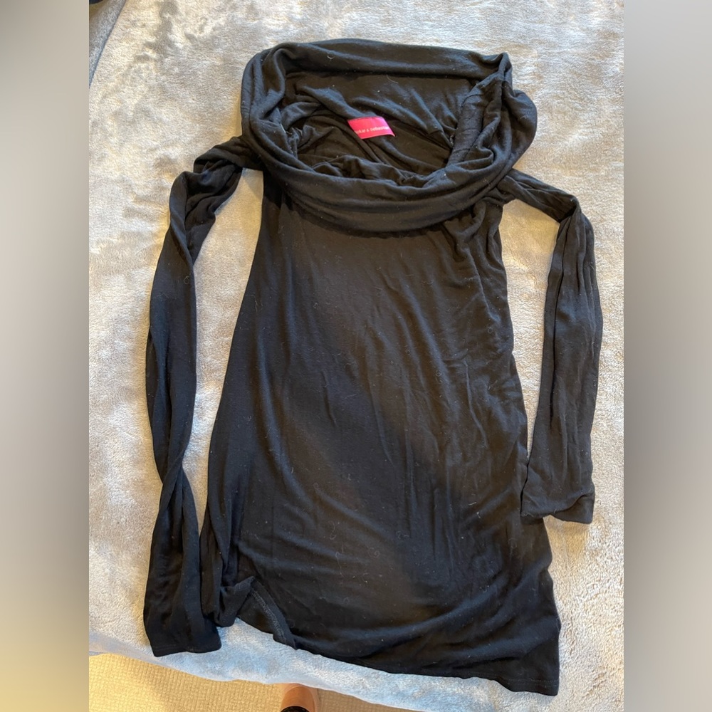 Cowl neck tee